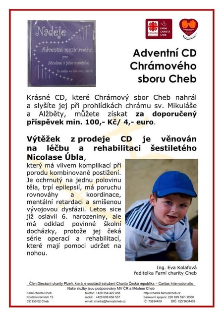 Adventní CD Naděje, Chrámového sboru Cheb 