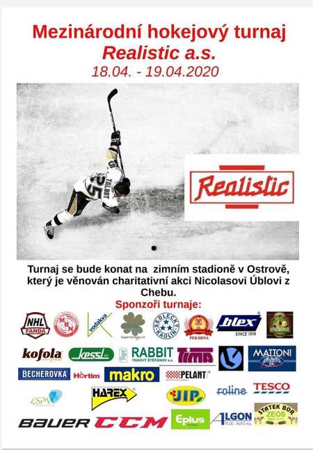 Přijďte na Mezinárodní hokejový turnaj v Ostrově