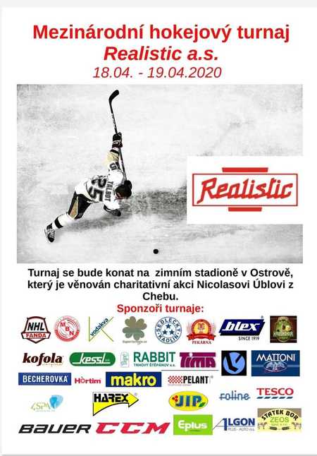 Přijďte na Mezinárodní hokejový turnaj v Ostrově Přijďte na Mezinárodní hokejový turnaj v Ostrově